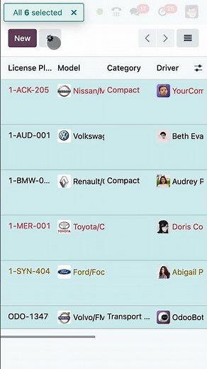 Odoo Quick Tips - Mass email to drivers [Fleet]