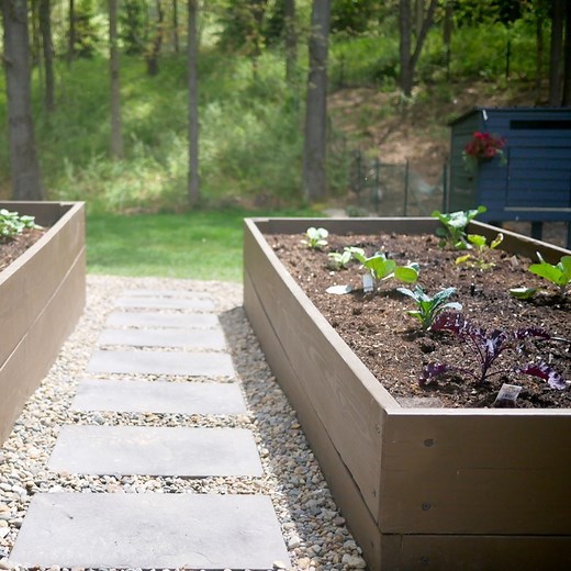 Here's a cool timelapse of our lastest project, building a couple raised vegtable gardens out back. Complete with landscaped area, irrigation and stepping stones. Learn more: https://rogueengineer.com/diy-raised-garden-beds-with-irrigation/ | Rogue Engineer