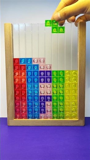 Realistic 3D Tetris Blocks 🌈