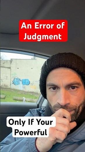 An “Error of Judgment” — Only If You’re Powerful