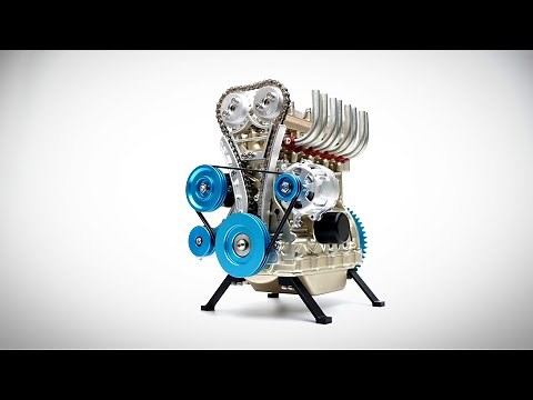 Building A Working Inline 4-Cylinder Engine.|Build your own Engine Kit #enginediy