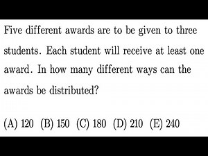 Olympiad Math | American Math Competition 8 | 2020 Problem 23 | Counting
