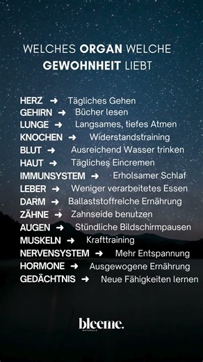 🫀Gewohnheiten die deine Organe lieben #gesundheit #heilung #vitamine