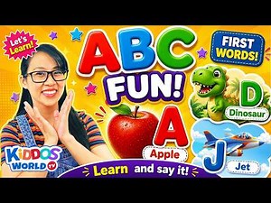 Learn Alphabet A–Z | Fun ABC Words for Kids with Miss V | Kiddos World TV