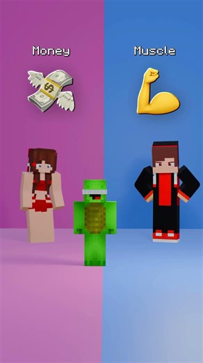 JJ Sister Kiss or Slap? 💋🖐️ - MAIZEN Minecraft Animation #shorts #minecraftanimation #maizen