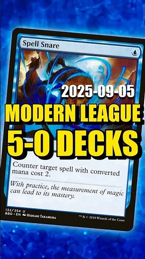 UNDEFEATED MTG Modern League Decklists (2025-09-05) #davidroyale #modern #modernmtg