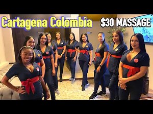 Cartagena Colombia Uncut Sneak Peak In A 15 Girl Massage Parlor In Walled City Downtown [Full Tour