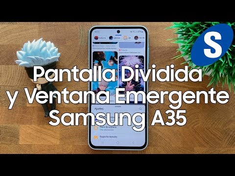 Como Abrir 2 Aplicaciones en Pantalla Dividida en un Samsung A35 - Samsungizate