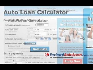 Auto Loan Calculator - FederalAutoLoan.com