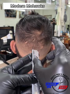 9.3K views · 238 reactions | Modern mohawk’s casual technique of making great finishes. #fypシ #followformore #thankyou | Kenzy Mens Haircut Barbershop | Facebook