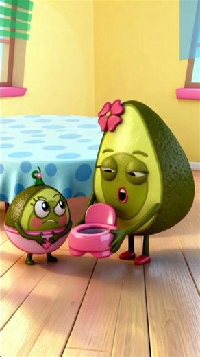 Look, Polly! You grew a little bit today! 📈😊🎵Pit & Penny Funny Stories 🥑