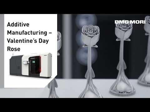 Additive Manufacturing of Valentine’s Roses on the LASERTEC 30 SLM