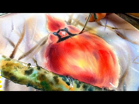 Try this Technique to Paint Feathers in Watercolor