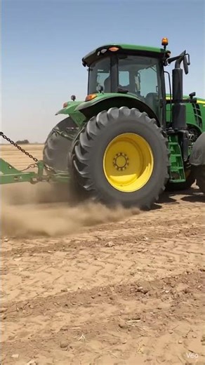 Powerful John Deere Tractor Pulling in Field | Amazing Farm Power 🚜