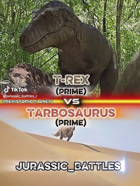 T-Rex vs Tarbosaurus