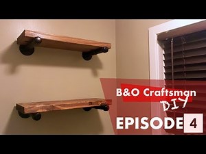 How to Make a Industrial Pipe Shelf : S1 E4