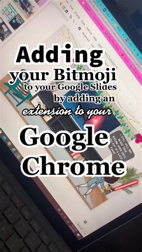 How to get bitmoji to Google Chrome #teachersoftiktok #teachertip #teacherhack #bitmoji #teacherlife #virtualclassroom