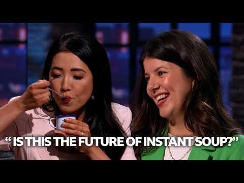 This entrepreneur wants to reinvent instant soup | Dragons' Den - BBC