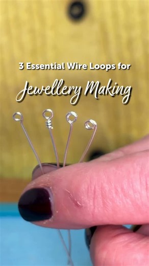 JewelleryMaker on Instagram: "Jewellery Making Guide: 3 Essential Loops ⭐ Take your jewellery to the next level with these loops: 1️⃣ Basic Loop 2️⃣ Double Loop 3️⃣ Wrapped Loop Each loop offers a different level of strength and finish – perfect for earrings, charms and pendants. Follow along as we show you step by step to master each technique with ease! ✨ #JewelleryMaker #GemporiaCraft #JewelleryMaking #JewelleryTips #Wirework"