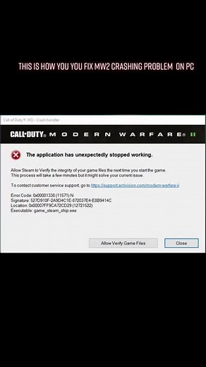 Fixing MW2 Crashing Issues on PC