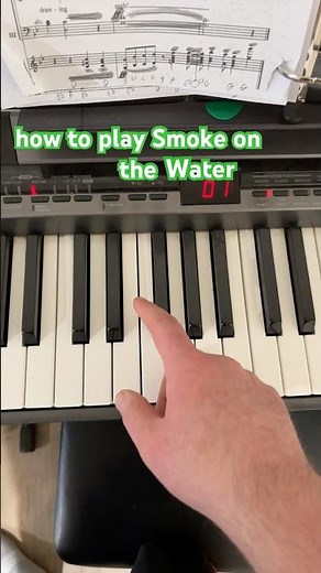 Classic rock easy piano lesson!