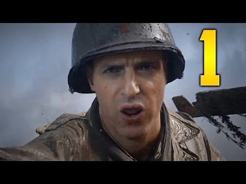 Call of Duty WW2 PC Gameplay Walkthrough - Mission 1 "D-DAY" (Let's Play)