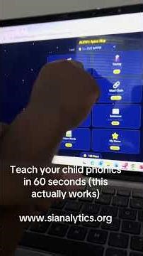 Teach your child phonics in 60 seconds by learning to code with ‪@SIAnalyticsLab‬ #kidscancode #fyp