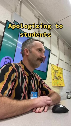 Teacher Apologizes to Students After Yelling | Middle School POV