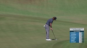 Mason Andersen makes birdie on No. 18 at World Wide Technology