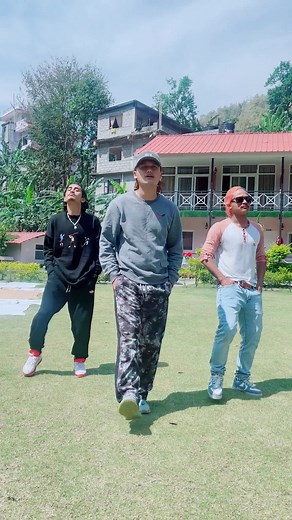 Coordinated Dance Routine in Scenic Outdoor Setting