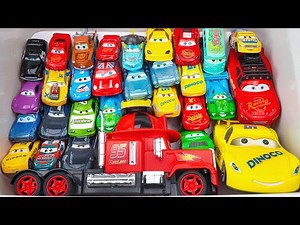 Lot of Disney Pixar Cars Unboxing Review | Disney Pixar Car Mobile Shop Mack Playset