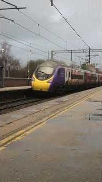 Class 390 passing congleton #train #trainspotting #speed