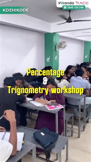 Veranda Race Malayalam - SSC & Banking | Percentage & Trigonometry Workshop | Student Activity | Calicut Race | Veranda Race #calicut Join Veranda Race Coaching Institute 👉For... | Instagram