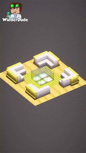 How to build an outdoor lounge set in Minecraft 🛋️ #build #builds #sofa #minecraftbuild #idea #ideas