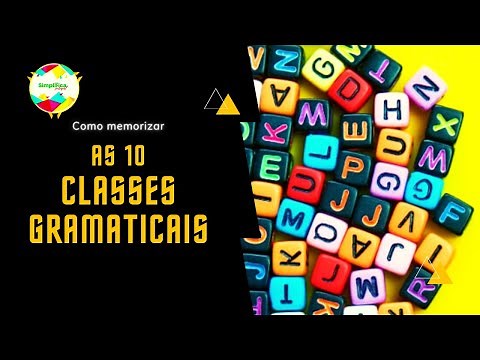 Como memorizar as 10 classes gramaticais!!
