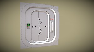 Sci-fi Door2 - 3D model by Karabas Studio (@Alexei777)