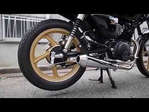 YAMAHA YB125SP リバースコーンフルエキゾースト