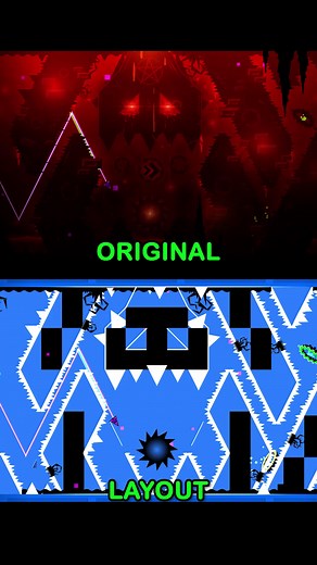 SLAUGHTERHOUSE ORIGINAL VS LAYOUT #Demon #extremedemon #extremedemongeometrydash #geometrydash #gd #slaughterhouse #slaughterhousegeometrydash #robtop