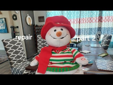 2005 Kids of America melting snowman repair part 2