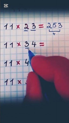 Multiplication Hack by 11 #maths #maths #mathstricks #mathhacks #mathematics