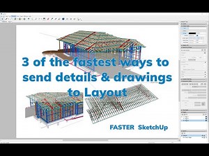 3 time-saving ways to get Sketchup files into Layout that can make Layout work faster.