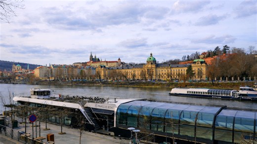 Prague Castle across the Vltava