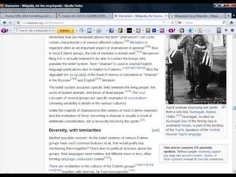 Citing Wikipedia in MLA