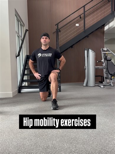 Coach Joe Russo on Instagram: "Hip mobility exercises to help you move and feel better. Back pain is usually caused by tight hips so it’s important to work on mobility. Activating your glutes is just as important. These will help you workout better and swing or throw better in golf, baseball, tennis, etc. save this post and warmup the right way! #hipmobility #backpain #mobility #personaltrainer #feelgood"