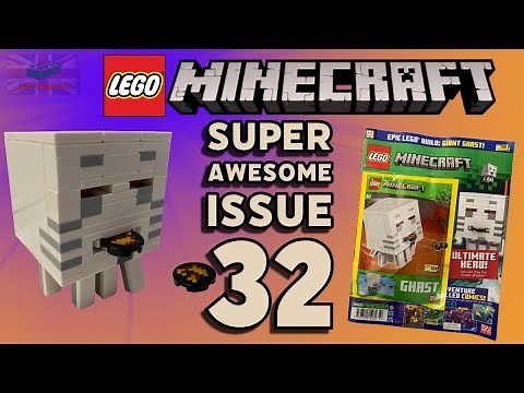 LEGO Minecraft - Magazine - Issue 32 - Set 662504 (2025) Ghast - Build and Review
