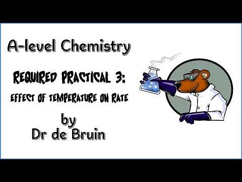 AQA A level Chemistry Required Practical 3 - Investigating the effect of temperature on rate