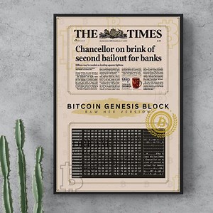 Bitcoin Genesis Block Wall Art, Bitcoin White Paper, Bitcoin Digital Print Wall Art, Digital Print Art, Bitcoin Poster, Bitcoin Print - Etsy