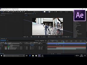 Moving Line Transition - After Effects CC 2017