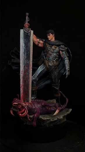 Guts Berserk Impresión 3D Resina #3dprint #impresión3d #guts #berserk #3dprinting