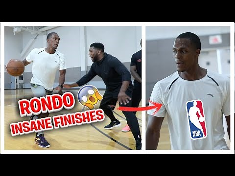 LA Clippers Rajon Rondo *INSANE FINISHES * NBA Workout